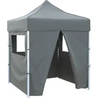 vidaXL Tente de réception anthracite 200 x 200 x 315 cm Tissu Oxford