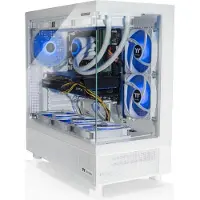 Broonbee Gaming PC AM4 Ryzen Amazon Thermaltake View Weiß 32 GB - 500 GB NVMe Nvidia GeForce RTX 3050 Wasserkühlung 360mm mit RGB Lüfter