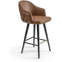 Xl Moebel Gmbh Luxe Chesterfield Tabouret de Bar Marron Chaise Bar moderne Nouveau mobilier