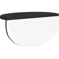 vidaXL Étagère Murale 2 pcs Noir 38 x 19 x 19 cm Bois d'ingénierie