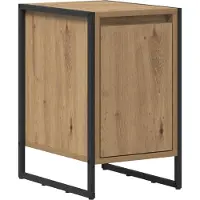 vidaXL Table de chevet Chêne artisan 39,5 x 30 x 50 cm