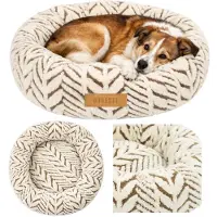 Dogeste RUMI panier pour chien M 60 cm rond pour petits chiens et chats, lavable, antidérapant