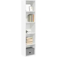 vidaXL Bibliothèque blanc 40x30x189 cm bois d'ingénierie