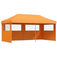 vidaXL Tente de réception orange 292 x 580 x 315 cm Tissu Oxford