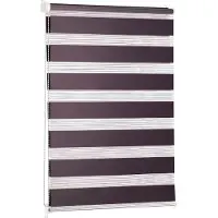 Everbrent Blumtal Store double 120 x 130 - 155cm - Store à enroulement Klemmfix, Stores à enroulement pour fenêtres sans percer, Stores à enroulement pour fenêtres & portes, Violet