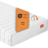 Sleepling matelas ergonomique 7 zones en mousse froide, 140 x 200 cm, H2 & H3, 21 cm, degré de fermeté duo, réversible, PureComfort