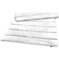 Sleepling 193746 Couette Basic 100 couette d'été légère | 140 x 200 cm, blanc | couette microfibre | lavable à 60 degrés