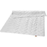 Sleepling couette Nature, 135 x 200 cm, 100% coton dans la housse et le rembourrage en coton, lavable à 60 degrés, sac de rangement