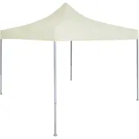 vidaXL Tente de réception Crème 291 x 291 x 315 cm Tissu Oxford