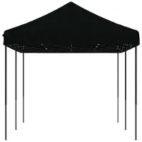 vidaXL Tente de fête, 292 x 580 x 315 cm, noire, en tissu Oxford