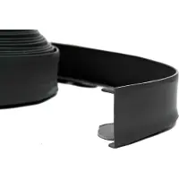 vidaXL Bordures de pelouse Noir 3000 x 4 x 5 cm Plastique