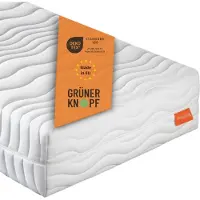 Sleepling matelas orthopédique à ressorts 7 zones avec revêtement en mousse viscoélastique, 90 x 200 cm, 25 cm, H2, Innovation 420