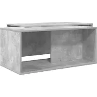 vidaXL Table basse Set 2 pcs Béton Gris Bois composite
