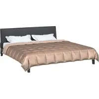 vidaXL Couverture d'été dorée 200 x 240 cm en satin et microfibre