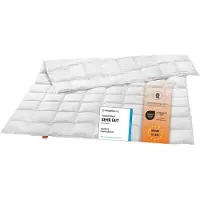 Sleepling couette extra légère, 220 x 240 cm, 90% duvet / 10% plumes, couette,