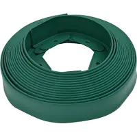 vidaXL Bordures de pelouse Vert 5000 x 4 x 5 cm Plastique