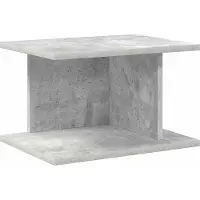 vidaXL Table de chevet Gris béton 40 x 30 x 25 cm Bois d'ingénierie