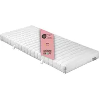 Sleepling Matelas ergonomique à ressorts 7 zones, 140 x 200 cm, H3, hauteur 16 cm, ressorts ensachés, liebling