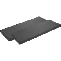 Sleepling set de 2 coussins de banc 150 x 40 cm, gris foncé, dessous antidérapant, coussin de banc, coussin d'assise pour rebord de fenêtre, housse lavable,
