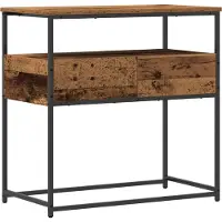 vidaXL Table console Bois Ancien 75 x 40 x 75 cm Bois d'ingénierie