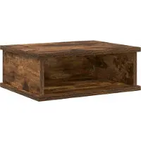 vidaXL Table de chevet 2 pcs Chêne fumé 40 x 31 x 15 cm