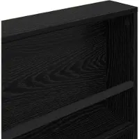 vidaXL Étagère de rangement, 2 pièces, noire, imitation chêne, 80 x 12 x 70 cm