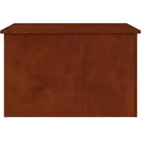 vidaXL Coffre de rangement pour jardin, en acier galvanisé, 80 x 50,5 x 50 cm, capacité de 175 litres
