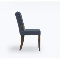Xl Moebel Gmbh Chaise moderne bleue Meuble Designer Aménagement de luxe Salle à manger Siège rembourré
