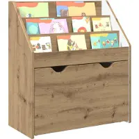 vidaXL Étagère pour enfants Artisan Chêne 60 x 29,5 x 69 cm Matériau dérivé du bois