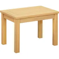 vidaXL Table basse Bois d'acacia clair 50 x 35 x 36 cm Bois massif Acacia