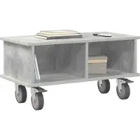 vidaXL Meuble TV Gris béton 68,5 x 35 x 35 cm Bois d'ingénierie