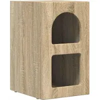 vidaXL Table de chevet 2 pcs Chêne Sonoma 29,5 x 35 x 50 cm