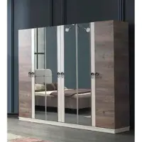 AEA Armoire Armoire de chambre à coucher Armoires en bois Meubles de style italien Nouveau