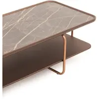 Xl Moebel Gmbh Modern Couchtisch Gold Farbe mit Porzellan Arbeitsplatte Stilvoll