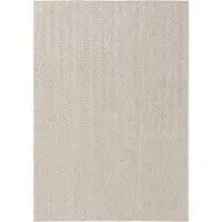 Interiyou Tapis d'intérieur et d'extérieur Kano Crème/Gris A1 140 x 200 cm