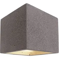 LIGHT IMPRESSIONS Kapego 341184 Applique murale Cube , gris foncé