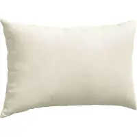 vidaXL Coussins de canapé 2 pcs Crème 145 x 40 cm