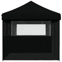 vidaXL Tente de réception noire 292 x 580 x 315 cm Tissu Oxford
