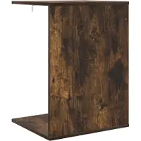 vidaXL Table d'appoint Chêne fumé 45 x 40 x 62,5 cm Bois d'ingénierie