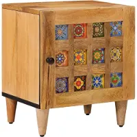 vidaXL Cabinet de chevet Naturel 40 x 33,5 x 46 cm