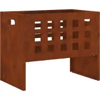 vidaXL Foyer Marron 50 x 30 x 40 cm Acier