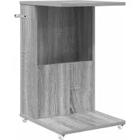 vidaXL Table D'appoint Gris Sonoma 40 X 35 X 60 Cm Bois D'ingénierie