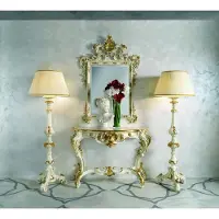 Xl Moebel Gmbh Miroir cadre bois grand miroir mural classique design miroir baroque SP5020