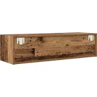 vidaXL : Meubles TV de 100 x 31 x 25,5 cm, en bois de récupération et en panneaux de particules