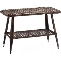 Xl Moebel Gmbh Table basse Marron Moderne Meubles de terrasse Rotin Meubles de luxe Design Aménagement