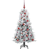 vidaXL Sapin de Noël Artificiel à Branches Articulées Vert 120 cm