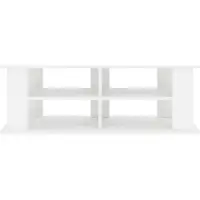 vidaXL Meuble TV blanc 96 x 35 x 33,5 cm