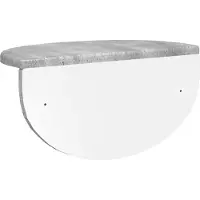 vidaXL Étagère Murale Gris béton 38 x 19 x 19 cm Bois d'ingénierie