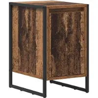 vidaXL Table de chevet 2 pcs Bois Ancien 39,5 x 30 x 50 cm