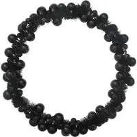 vidaXL Guirlande de Boules de Noël Noir 186 cm Polystyrène